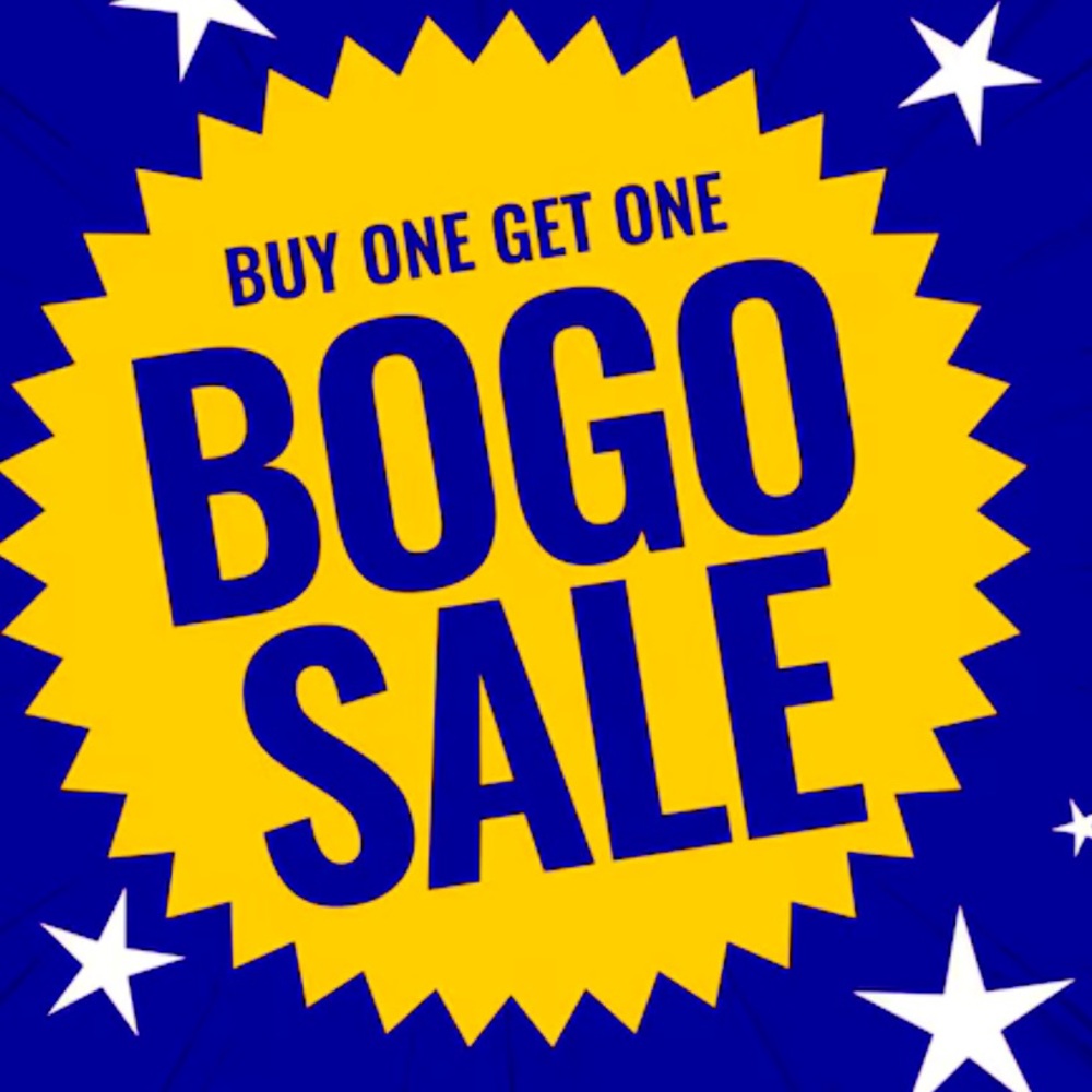 BOGO Sale Sign